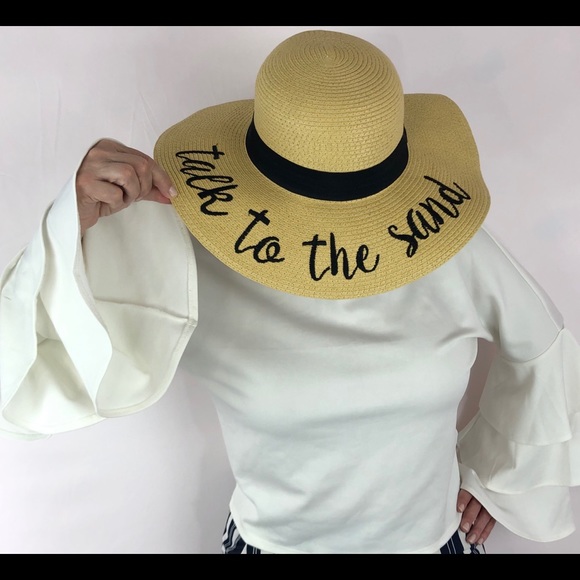 Floppy Sun Hat “talk to the sand” - Picture 2 of 6